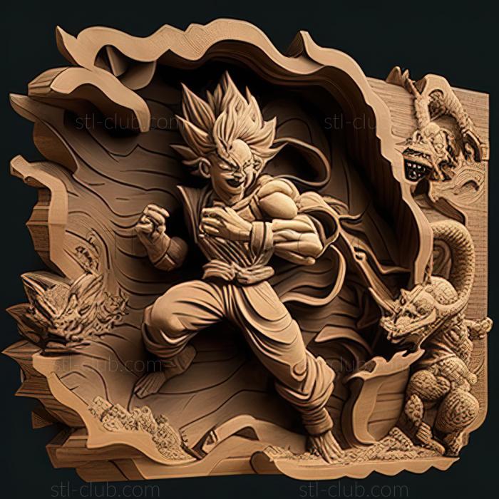 3D мадэль Жемчуг дракона Акира Торияма (STL)